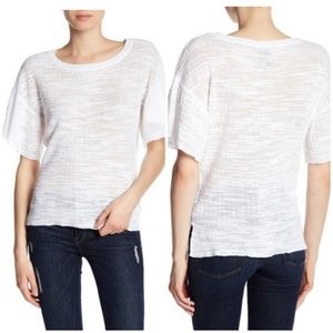 Love Scarlett Flutter Sleeve Tee -White- Size M